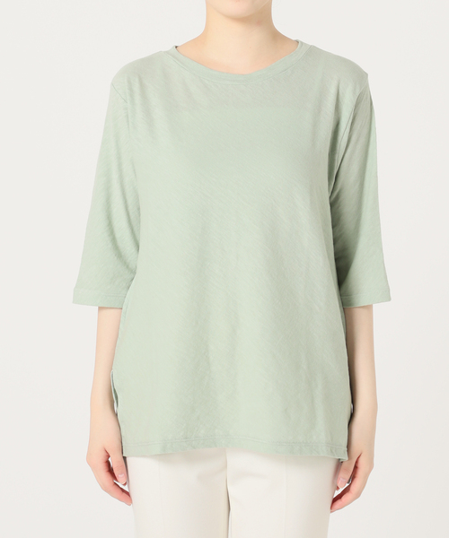 RITA（リタ）の「【RITA】スラブTEE（Tシャツ/カットソー・レディース・ブラック/ピンク/グリーン/ホワイト・FREE）」の19枚目の写真