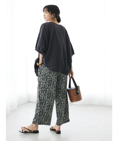 CRAFT STANDARD BOUTIQUE(クラフトスタンダードブティック)の「総柄イージーパンツ(その他パンツ・レディース・ベージュ/グレー・FREE)」の8枚目の写真
