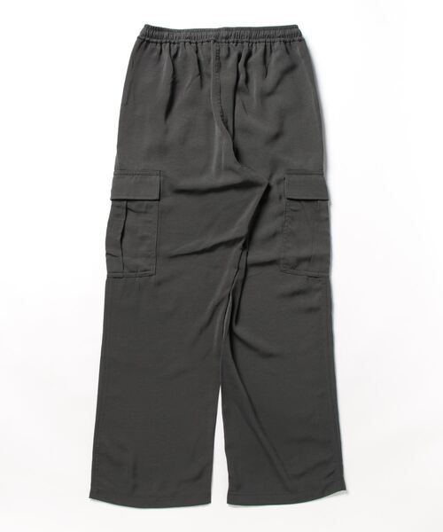 BACK NUMBER（バックナンバー）の「【BACK NUMBER】カーゴリラックスパンツ（カーゴパンツ・レディース・ダークグレー/カーキブラウン・M/L）」の3枚目の写真
