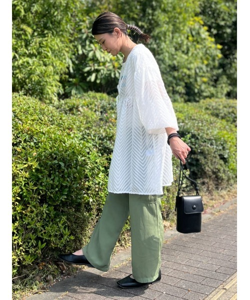 BACK NUMBER（バックナンバー）の「【BACK NUMBER】カーゴリラックスパンツ（カーゴパンツ・レディース・ダークグレー/カーキブラウン・M/L）」の15枚目の写真