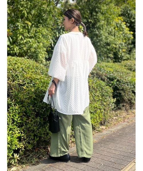 BACK NUMBER（バックナンバー）の「【BACK NUMBER】カーゴリラックスパンツ（カーゴパンツ・レディース・ダークグレー/カーキブラウン・M/L）」の14枚目の写真