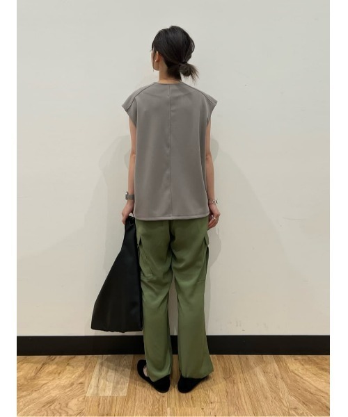 BACK NUMBER（バックナンバー）の「【BACK NUMBER】カーゴリラックスパンツ（カーゴパンツ・レディース・ダークグレー/カーキブラウン・M/L）」の18枚目の写真