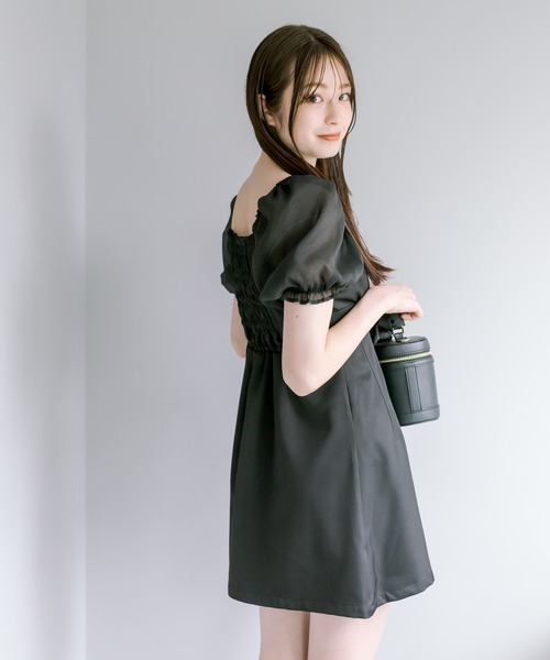 OLIVE des OLIVE（オリーブデオリーブ）の「【WEB限定カラー有】推しなミニワンピース　1031090530（ワンピース・レディース・ブラック/ブラック系その他/ワンウォッシュ・FREE）」の9枚目の写真