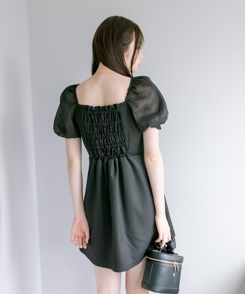 OLIVE des OLIVE（オリーブデオリーブ）の「【WEB限定カラー有】推しなミニワンピース　1031090530（ワンピース・レディース・ブラック/ブラック系その他/ワンウォッシュ・FREE）」の19枚目の写真