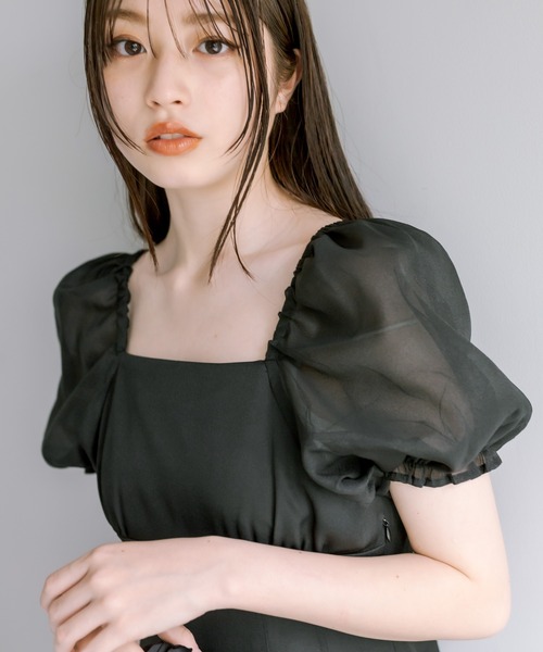 OLIVE des OLIVE（オリーブデオリーブ）の「【WEB限定カラー有】推しなミニワンピース　1031090530（ワンピース・レディース・ブラック/ブラック系その他/ワンウォッシュ・FREE）」の13枚目の写真