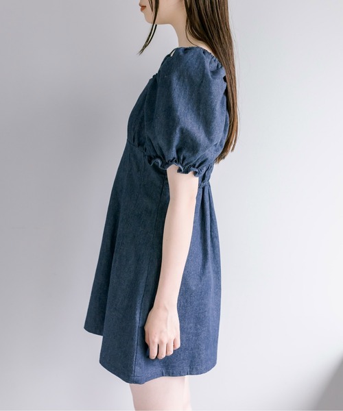 OLIVE des OLIVE（オリーブデオリーブ）の「【WEB限定カラー有】推しなミニワンピース　1031090530（ワンピース・レディース・ブラック/ブラック系その他/ワンウォッシュ・FREE）」の7枚目の写真