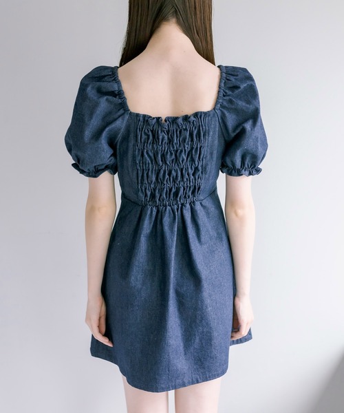 OLIVE des OLIVE（オリーブデオリーブ）の「【WEB限定カラー有】推しなミニワンピース　1031090530（ワンピース・レディース・ブラック/ブラック系その他/ワンウォッシュ・FREE）」の11枚目の写真