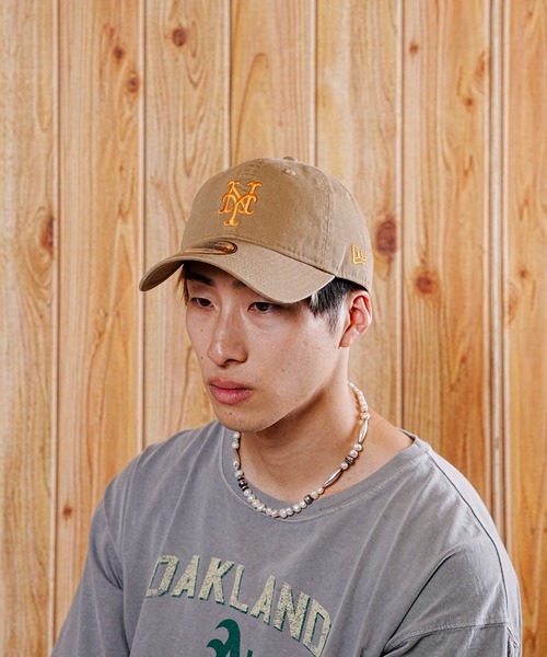 Manhattan Portage(マンハッタンポーテージ)の「Manhattan Portage/マンハッタンポーテージ キャップ MLB NEWERA 9TWENTY MP222(キャップ・メンズ・カーキ/ネイビー×ホワイト・FREE)」の15枚目の写真