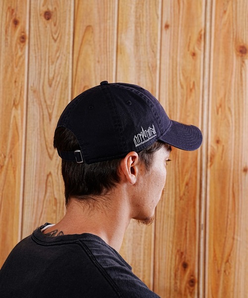 Manhattan Portage(マンハッタンポーテージ)の「Manhattan Portage/マンハッタンポーテージ キャップ MLB NEWERA 9TWENTY MP222(キャップ・メンズ・カーキ/ネイビー×ホワイト・FREE)」の4枚目の写真