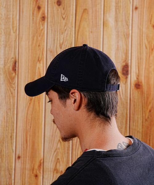 Manhattan Portage(マンハッタンポーテージ)の「Manhattan Portage/マンハッタンポーテージ キャップ MLB NEWERA 9TWENTY MP222(キャップ・メンズ・カーキ/ネイビー×ホワイト・FREE)」の8枚目の写真