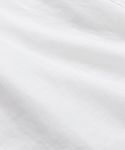 BROOKS BROTHERS（ブルックスブラザーズ）の「アイリッシュリネン ソリッド ショートスリーブオープンカラーシャツ Regular Fit（シャツ/ブラウス・メンズ・ホワイト/ネイビー・LARGE/SMALL/MEDIUM）」の8枚目の写真