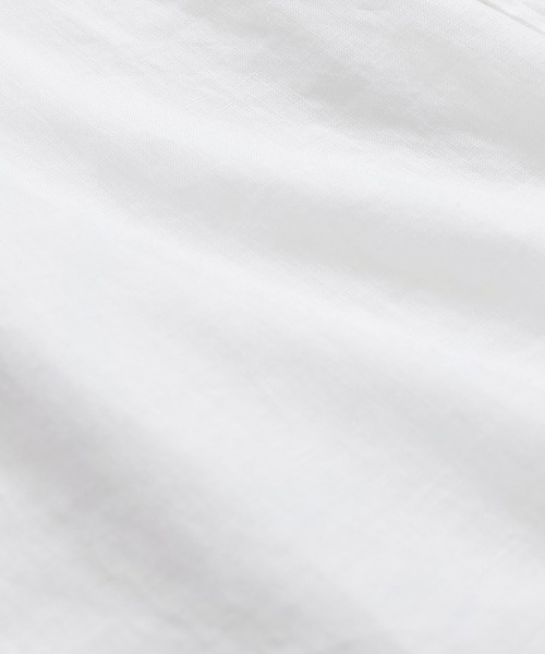 BROOKS BROTHERS（ブルックスブラザーズ）の「アイリッシュリネン ソリッド ショートスリーブオープンカラーシャツ Regular Fit（シャツ/ブラウス・メンズ・ホワイト/ネイビー・LARGE/SMALL/MEDIUM）」の18枚目の写真