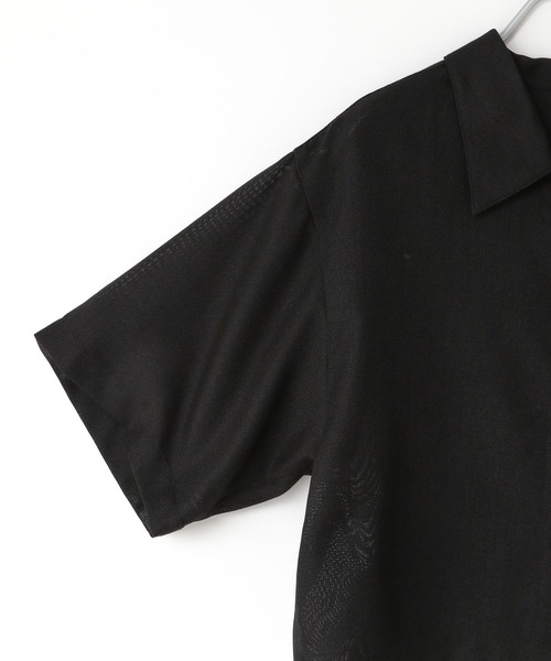 LOWRYS FARM(ローリーズファーム)の「メッシュクロップドシャツSS 907060(シャツ/ブラウス・レディース・アイボリー/ブラック/ブラウン・FREE)」の10枚目の写真