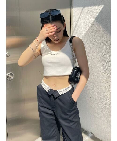 EVRIS（エヴリス）の「Sunshineリブタンクトップ（タンクトップ・レディース・ブラック/グレー/ホワイト・FREE）」の21枚目の写真