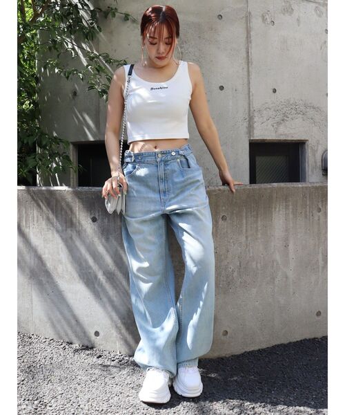 EVRIS（エヴリス）の「Sunshineリブタンクトップ（タンクトップ・レディース・ブラック/グレー/ホワイト・FREE）」の18枚目の写真