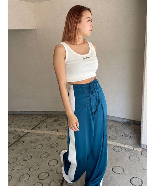 EVRIS（エヴリス）の「Sunshineリブタンクトップ（タンクトップ・レディース・ブラック/グレー/ホワイト・FREE）」の14枚目の写真