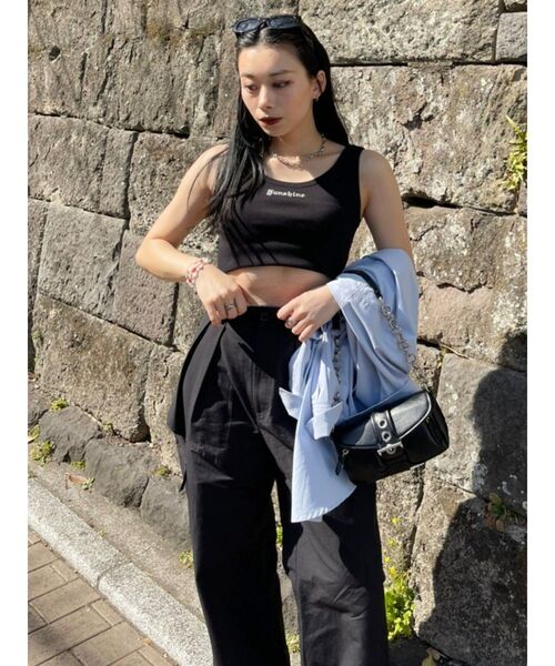 EVRIS（エヴリス）の「Sunshineリブタンクトップ（タンクトップ・レディース・ブラック/グレー/ホワイト・FREE）」の15枚目の写真