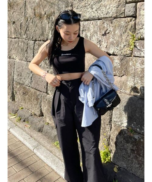 EVRIS（エヴリス）の「Sunshineリブタンクトップ（タンクトップ・レディース・ブラック/グレー/ホワイト・FREE）」の11枚目の写真