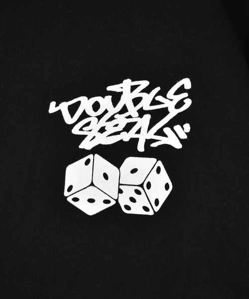 DOUBLE STEAL(ダブルスティール)の「タギングダイス Tシャツ(Tシャツ/カットソー・メンズ・ライトブラウン/ブラック/ホワイト/グレイッシュブルー・LARGE/X-LARGE/MEDIUM/XX-LARGE)」の14枚目の写真