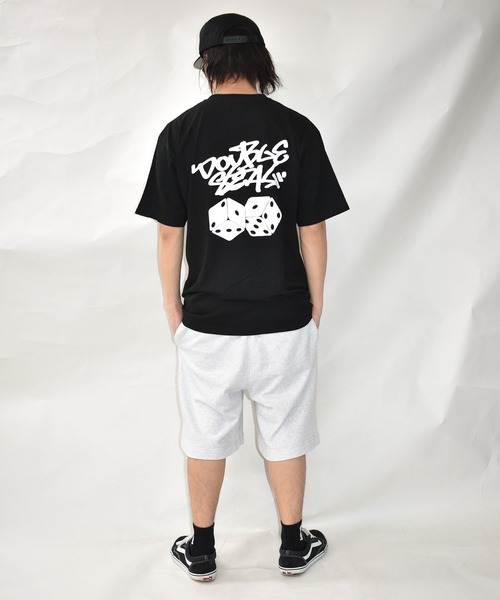 DOUBLE STEAL(ダブルスティール)の「タギングダイス Tシャツ(Tシャツ/カットソー・メンズ・ライトブラウン/ブラック/ホワイト/グレイッシュブルー・LARGE/X-LARGE/MEDIUM/XX-LARGE)」の19枚目の写真