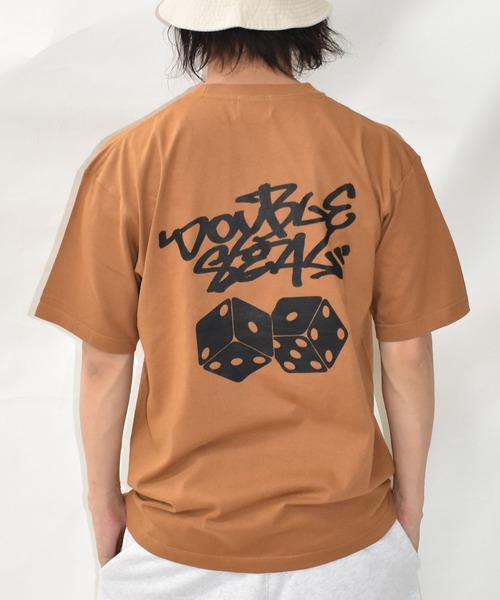 DOUBLE STEAL(ダブルスティール)の「タギングダイス Tシャツ(Tシャツ/カットソー・メンズ・ライトブラウン/ブラック/ホワイト/グレイッシュブルー・LARGE/X-LARGE/MEDIUM/XX-LARGE)」の22枚目の写真
