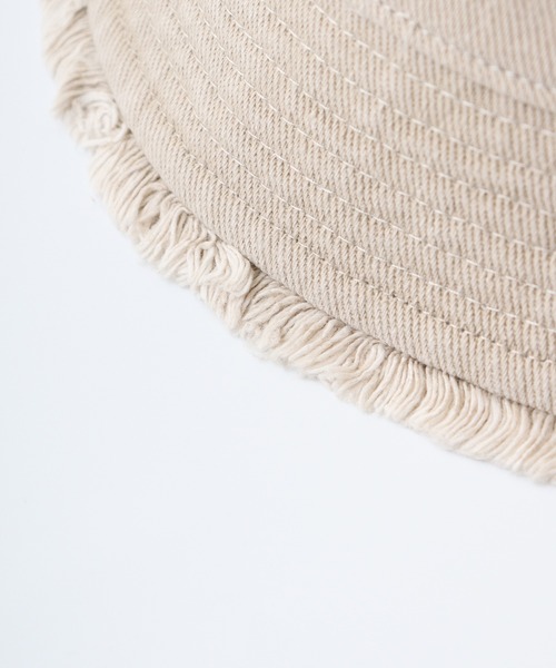 Sense of Grace（センスオブグレース）の「フリンジ ローアングル バケットハット（ハット・レディース・ブラック/ベージュ/アイボリー/カーキオリーブ・FREE）」の11枚目の写真