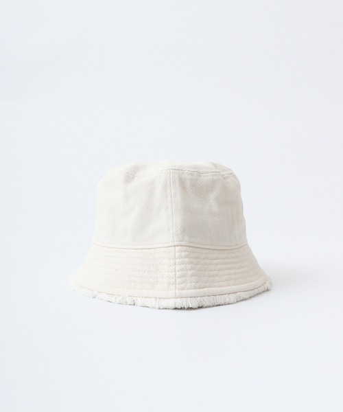 Sense of Grace（センスオブグレース）の「フリンジ ローアングル バケットハット（ハット・レディース・ブラック/ベージュ/アイボリー/カーキオリーブ・FREE）」の7枚目の写真