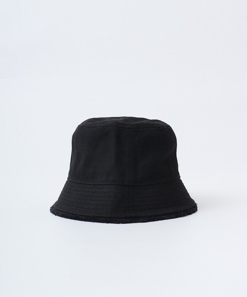 Sense of Grace（センスオブグレース）の「フリンジ ローアングル バケットハット（ハット・レディース・ブラック/ベージュ/アイボリー/カーキオリーブ・FREE）」の8枚目の写真