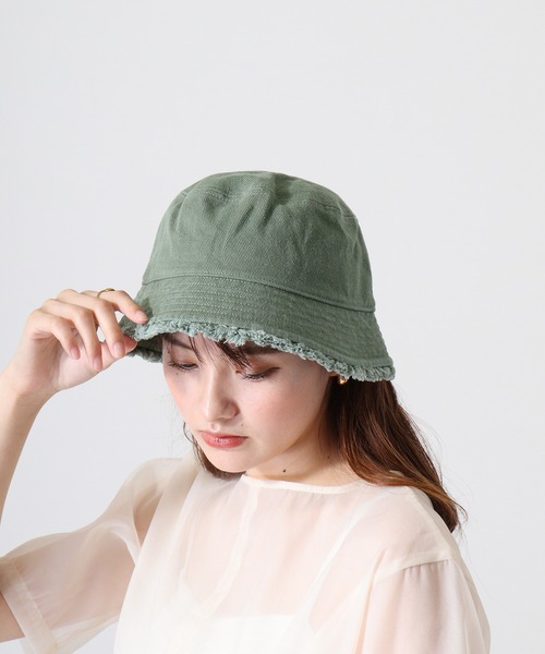 Sense of Grace（センスオブグレース）の「フリンジ ローアングル バケットハット（ハット・レディース・ブラック/ベージュ/アイボリー/カーキオリーブ・FREE）」の14枚目の写真