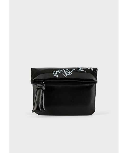 EMPORIO ARMANI（エンポリオアルマーニ）の「【エンポリオ アルマーニ】クラッチバッグ　ラミネート加工 キルティングモチーフ（クラッチバッグ・レディース・ブラック系その他/チェリーレッド・FREE）」の8枚目の写真
