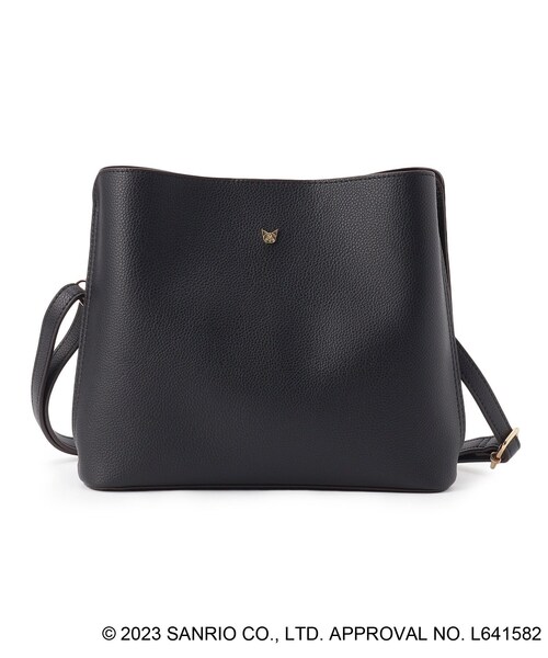 grove（グローブ）の「◆【サンリオキャラクター】サイドスリットショルダー（ショルダーバッグ・レディース・ブラック/レッド系1・00）」の4枚目の写真