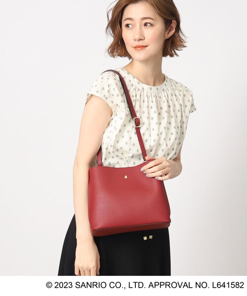 grove（グローブ）の「◆【サンリオキャラクター】サイドスリットショルダー（ショルダーバッグ・レディース・ブラック/レッド系1・00）」の8枚目の写真