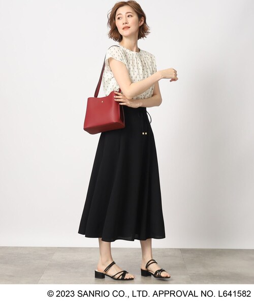 grove（グローブ）の「◆【サンリオキャラクター】サイドスリットショルダー（ショルダーバッグ・レディース・ブラック/レッド系1・00）」の9枚目の写真