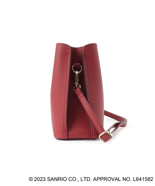 grove（グローブ）の「◆【サンリオキャラクター】サイドスリットショルダー（ショルダーバッグ・レディース・ブラック/レッド系1・00）」の11枚目の写真