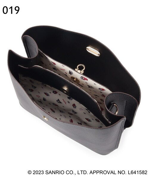 grove（グローブ）の「◆【サンリオキャラクター】サイドスリットショルダー（ショルダーバッグ・レディース・ブラック/レッド系1・00）」の14枚目の写真