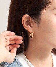 fredy emue | ステンレス中太リングワンタッチピアス(ピアス（両耳用）)
