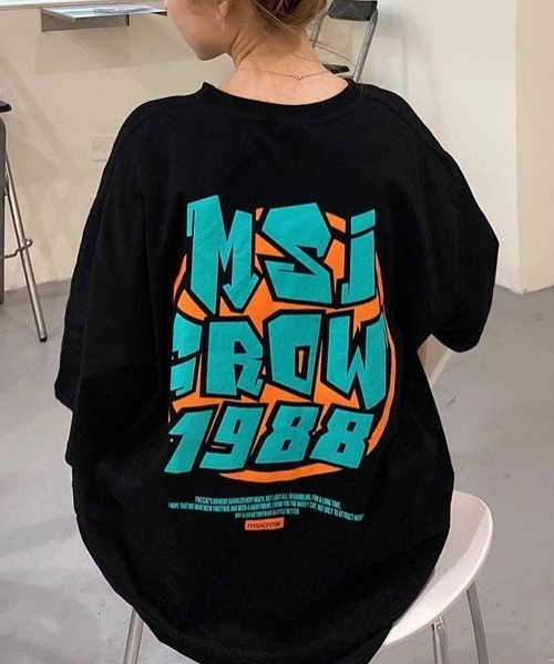 Achic(アシック)の「Tシャツ 英文字ロゴトップス(Tシャツ/カットソー・レディース・ホワイト/ブラック・M)」の2枚目の写真