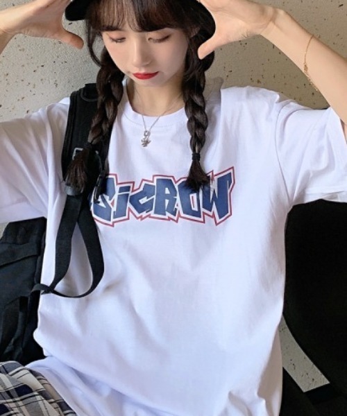 Achic(アシック)の「Tシャツ 英文字ロゴトップス(Tシャツ/カットソー・レディース・ホワイト/ブラック・M)」の16枚目の写真