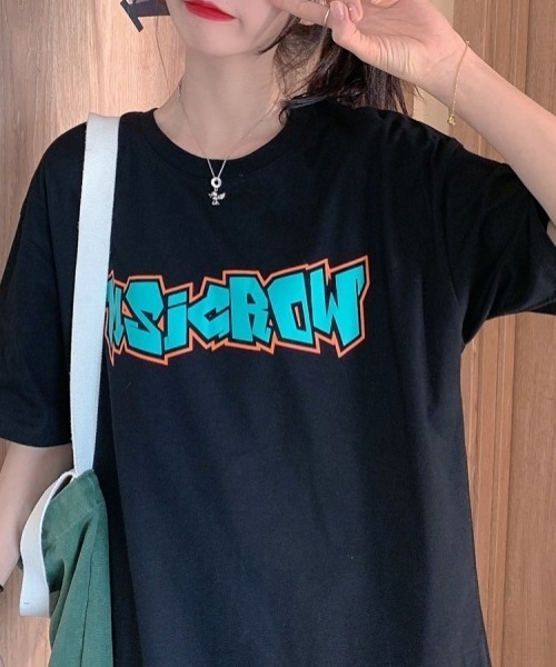 Achic(アシック)の「Tシャツ 英文字ロゴトップス(Tシャツ/カットソー・レディース・ホワイト/ブラック・M)」の19枚目の写真