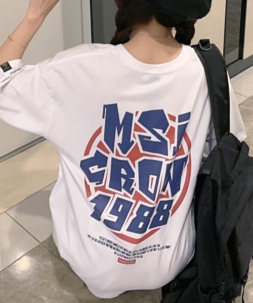Achic(アシック)の「Tシャツ 英文字ロゴトップス(Tシャツ/カットソー・レディース・ホワイト/ブラック・M)」の7枚目の写真