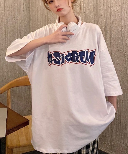 Achic(アシック)の「Tシャツ 英文字ロゴトップス(Tシャツ/カットソー・レディース・ホワイト/ブラック・M)」の15枚目の写真