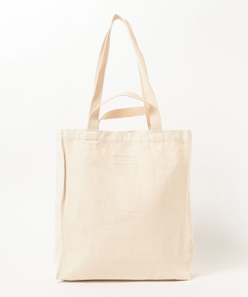BEAMS LIGHTS(ビームスライツ)の「BEAMS LIGHTS / 『The Bulb Book』 キャンバス トート(トートバッグ・メンズ・グレー/ホワイト・ONE SIZE)」の7枚目の写真