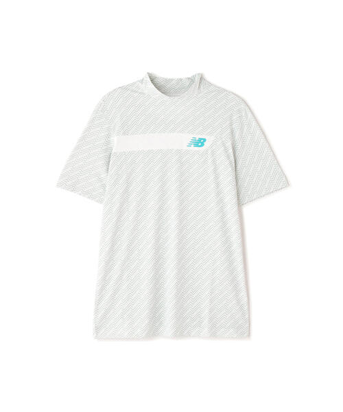 New Balance Golf(ニューバランスゴルフ)の「【new balance golf】リフレクションボーダー 半袖 モックネック プルオーバー (MENS WORLD)(Tシャツ/カットソー・メンズ・ブルー系その他/ホワイト/ブラック・MEDIUM/LARGE/X-LARGE/XX-LARGE)」の22枚目の写真
