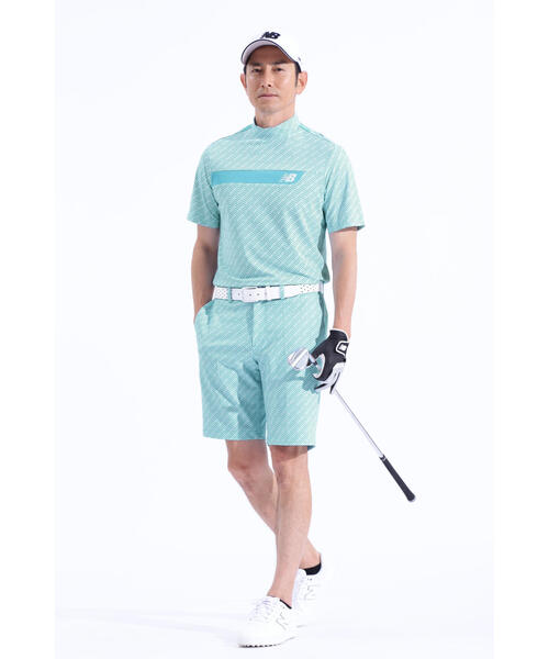 New Balance Golf(ニューバランスゴルフ)の「【new balance golf】リフレクションボーダー 半袖 モックネック プルオーバー (MENS WORLD)(Tシャツ/カットソー・メンズ・ブルー系その他/ホワイト/ブラック・MEDIUM/LARGE/X-LARGE/XX-LARGE)」の18枚目の写真