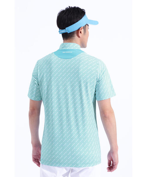 New Balance Golf(ニューバランスゴルフ)の「【new balance golf】リフレクションボーダー 半袖 モックネック プルオーバー (MENS WORLD)(Tシャツ/カットソー・メンズ・ブルー系その他/ホワイト/ブラック・MEDIUM/LARGE/X-LARGE/XX-LARGE)」の17枚目の写真