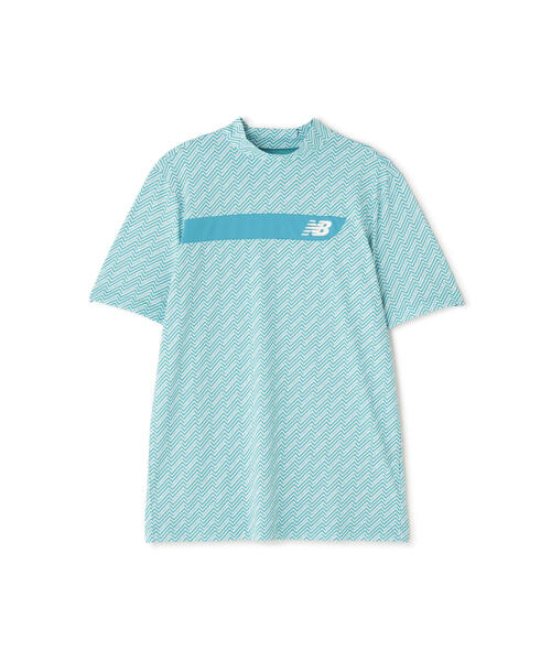 New Balance Golf(ニューバランスゴルフ)の「【new balance golf】リフレクションボーダー 半袖 モックネック プルオーバー (MENS WORLD)(Tシャツ/カットソー・メンズ・ブルー系その他/ホワイト/ブラック・MEDIUM/LARGE/X-LARGE/XX-LARGE)」の11枚目の写真
