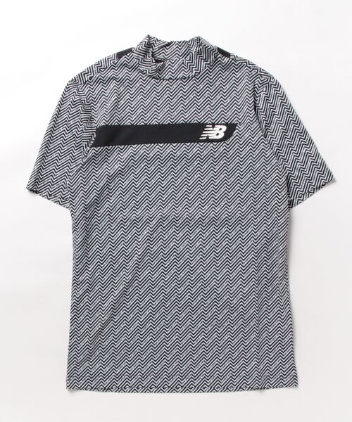 New Balance Golf(ニューバランスゴルフ)の「【new balance golf】リフレクションボーダー 半袖 モックネック プルオーバー (MENS WORLD)(Tシャツ/カットソー・メンズ・ブルー系その他/ホワイト/ブラック・MEDIUM/LARGE/X-LARGE/XX-LARGE)」の5枚目の写真