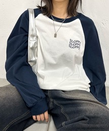 《WEB限定》【SLOPPY/スロッピー】ラグランビッグロンTEE