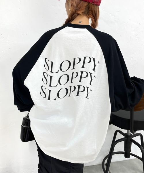 trappie mosh ラグラン セール】《WEB限定》【SLOPPY/スロッピー】ラグランビッグロン