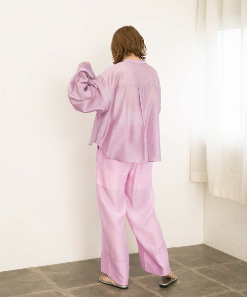 KBF（ケイビーエフ）の「シアーイージーパンツ（その他パンツ・レディース・ブルー系その他/ピンク・ONE）」の8枚目の写真